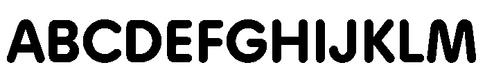 Plastik Bold Instance Font UPPERCASE