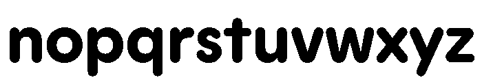Plastik Bold Instance Font LOWERCASE