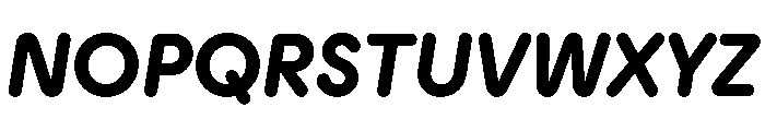 Plastik BoldItalic Font UPPERCASE