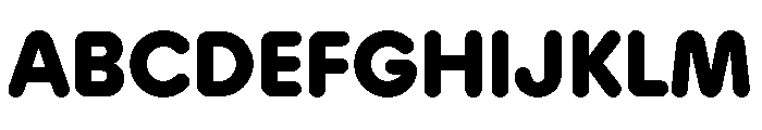 Plastik ExtraBold Font UPPERCASE