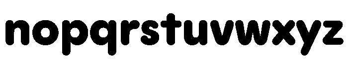 Plastik ExtraBold Font LOWERCASE