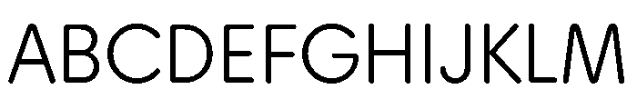 Plastik Light Instance Font UPPERCASE