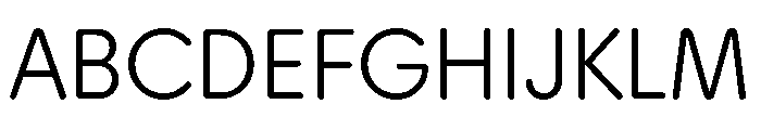 Plastik Light Font UPPERCASE