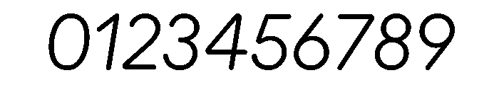 Plastik LightItalic Instance Font OTHER CHARS