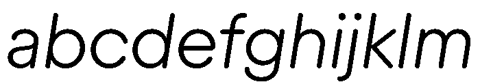 Plastik LightItalic Instance FONT