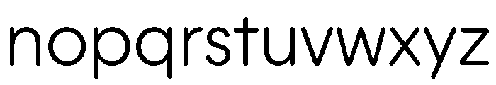Plastik Light Font LOWERCASE