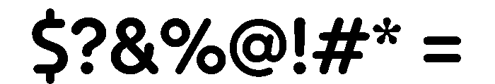 Plastik Medium Instance Font OTHER CHARS