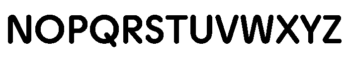 Plastik Medium Instance Font UPPERCASE