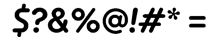 Plastik MediumItalic Instance Font OTHER CHARS