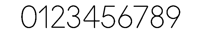 Plastik Thin Instance Font OTHER CHARS