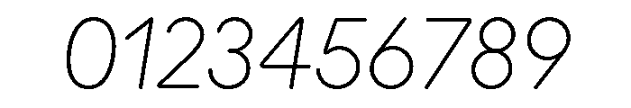Plastik ThinItalic Instance Font OTHER CHARS