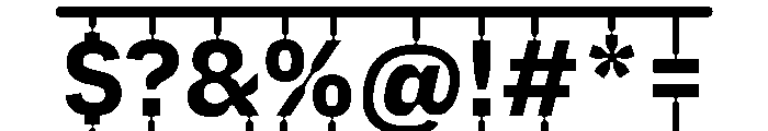 PlastiqueFrame Bold Font OTHER CHARS