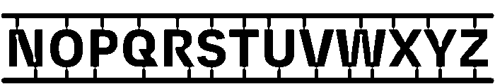 PlastiqueFrame Bold Font UPPERCASE