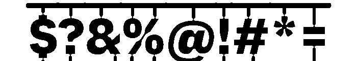 PlastiqueFrame ExtraBold Font OTHER CHARS
