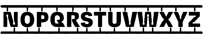 PlastiqueFrame Heavy Font UPPERCASE