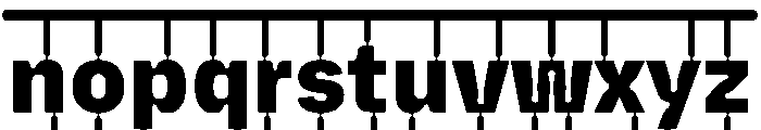 PlastiqueFrame Heavy Font LOWERCASE
