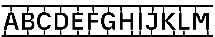 PlastiqueFrame Medium Font UPPERCASE