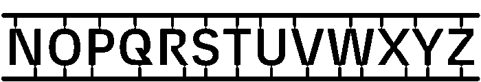 PlastiqueFrame Medium Font UPPERCASE
