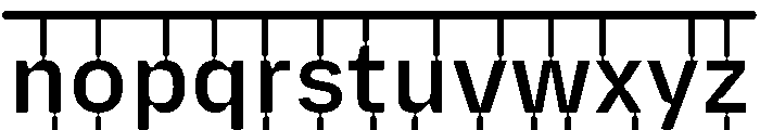 PlastiqueFrame Medium Font LOWERCASE