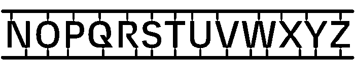 PlastiqueFrame Regular Font UPPERCASE