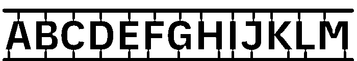 PlastiqueFrame SemiBold Font UPPERCASE