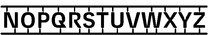 PlastiqueFrame SemiBold Font UPPERCASE