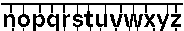 PlastiqueFrame SemiBold Font LOWERCASE