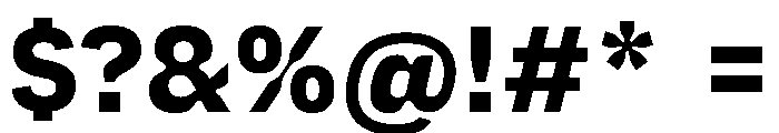 PlastiqueSans ExtraBold Font OTHER CHARS