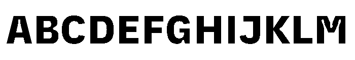 PlastiqueSans ExtraBold Font UPPERCASE