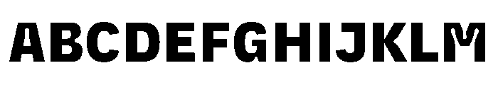 PlastiqueSans Heavy Font UPPERCASE
