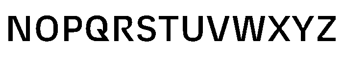 PlastiqueSans Medium Font UPPERCASE