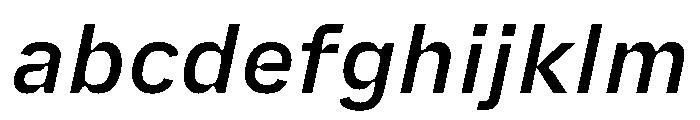 PlastiqueSans MediumItalic FONT