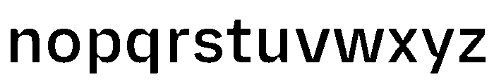 PlastiqueSans Medium Font LOWERCASE