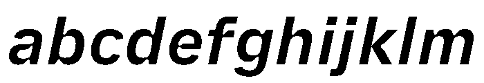 PlastiqueSans SemiBoldItalic FONT