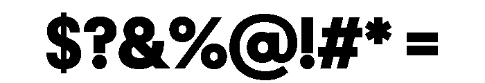 Platform Bold Font OTHER CHARS