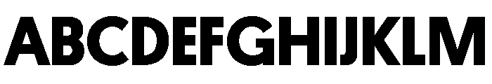 Platform Bold Font UPPERCASE
