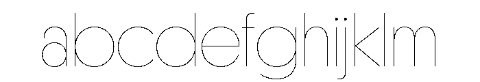 Platform Hairline FONT