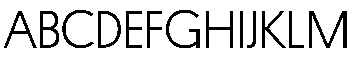 Platform Light Font UPPERCASE