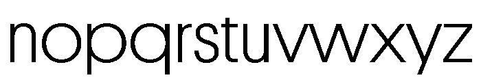 Platform Light Font LOWERCASE