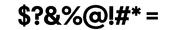 Platform Medium Font OTHER CHARS