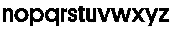 Platform Medium Font LOWERCASE