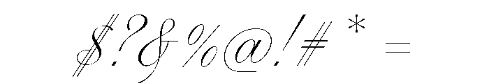 Playground Extralight Font OTHER CHARS