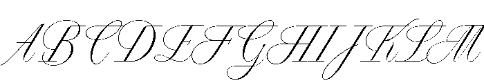Playground Extralight Font UPPERCASE