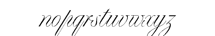 Playground Extralight Font LOWERCASE