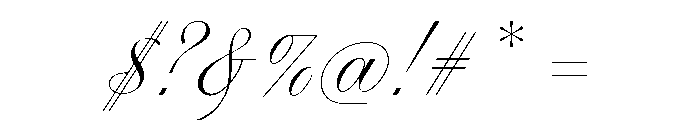 Playground Light Font OTHER CHARS