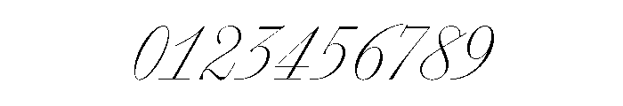 Playground Thin Font OTHER CHARS