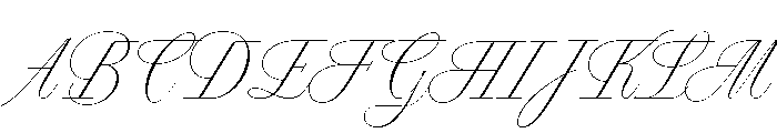 Playground Thin Font UPPERCASE