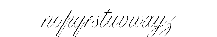 Playground Thin Font LOWERCASE
