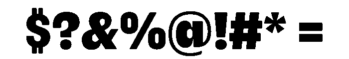 Please Black Font OTHER CHARS