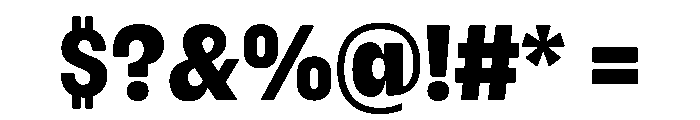 Please Bold Font OTHER CHARS